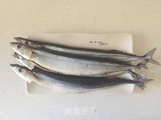 Grilled Saury with Garlic recipe