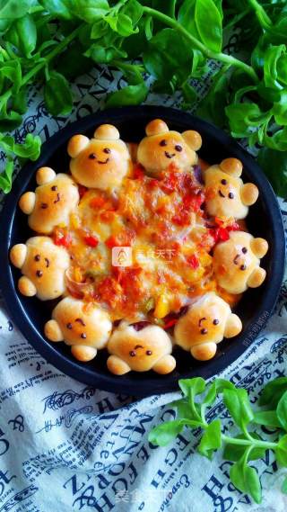 Bear Beef Pizza (7 Inches) recipe