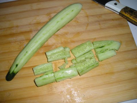 Cucumber Gluten with Xo Sauce recipe