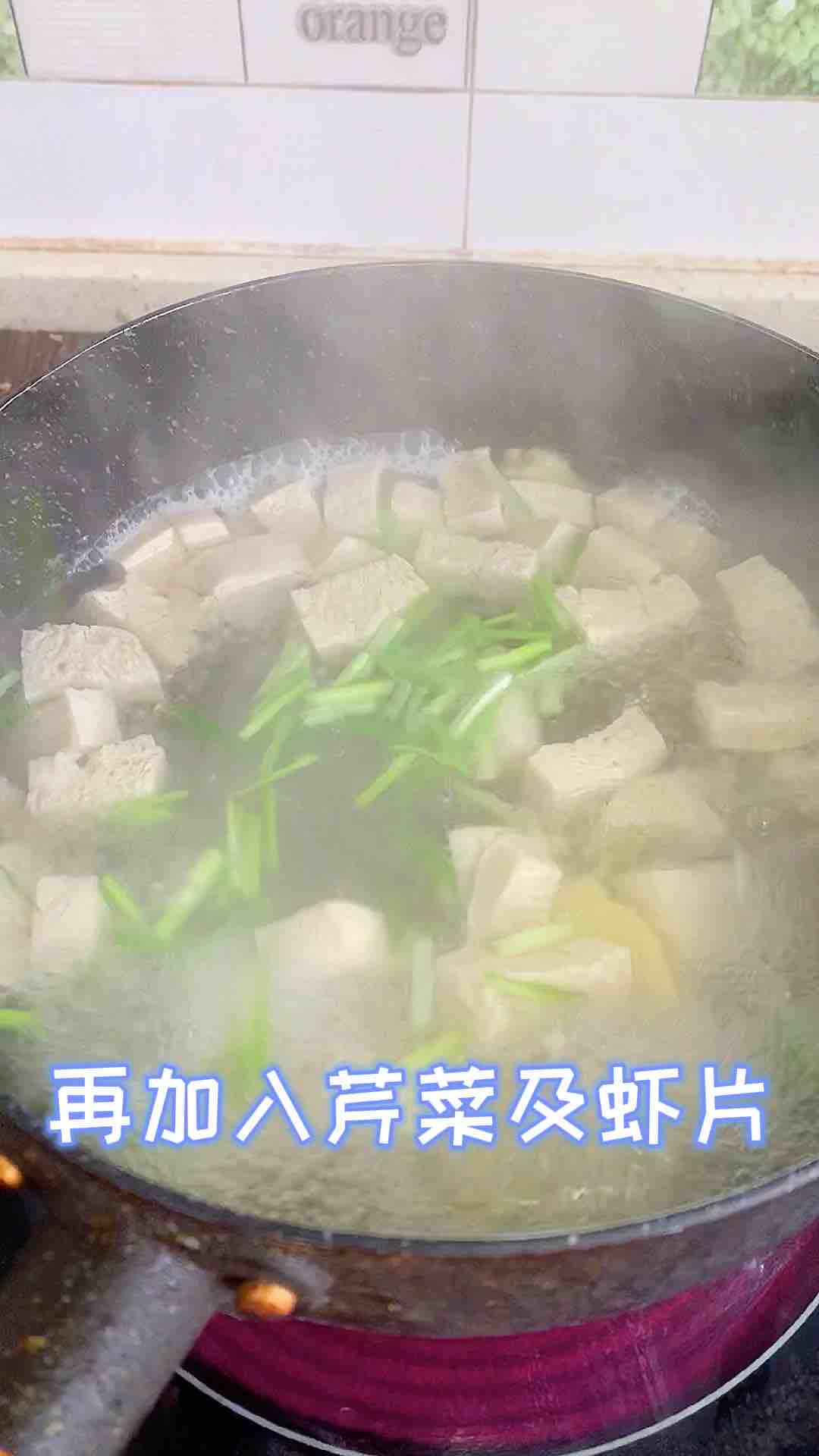 Frozen Tofu Knocked Prawn Noodles recipe