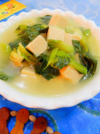 Little Green Vegetable Tofu Soup recipe