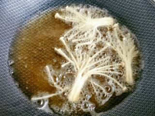 Fried Enoki Mushroom recipe