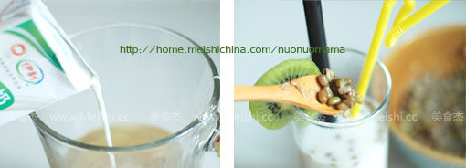 Mung Bean Milk Tea recipe