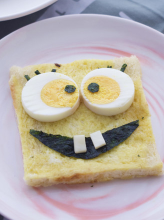 Spongebob Toast [first Taste Diary] recipe