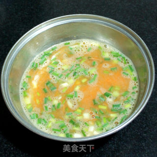 Scallion Carrot Shredded Egg recipe