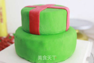 [tomato Recipe] Christmas Gift Box Fondant Cake-christmas Gift that Touches Your Soul recipe