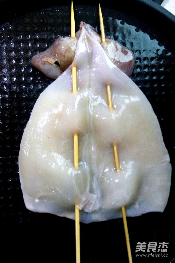 Dalian Grilled Squid on Iron Plate recipe