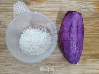 Breakfast: Purple Potato Congee recipe