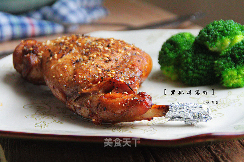 [roasted Rabbit Leg with Black Pepper]: A Special Meat and Vegetable recipe