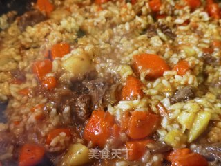 Curry Beef Baked Rice recipe