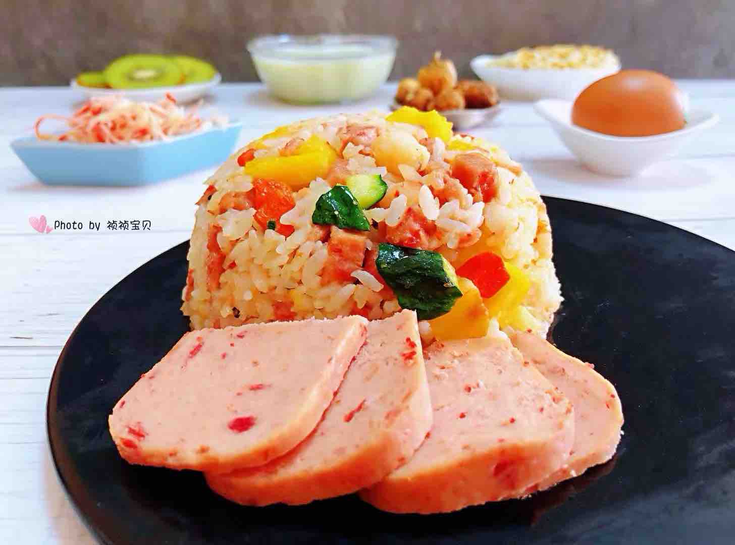 Pineapple Shrimp Fried Rice#大勇蟹田大米# recipe