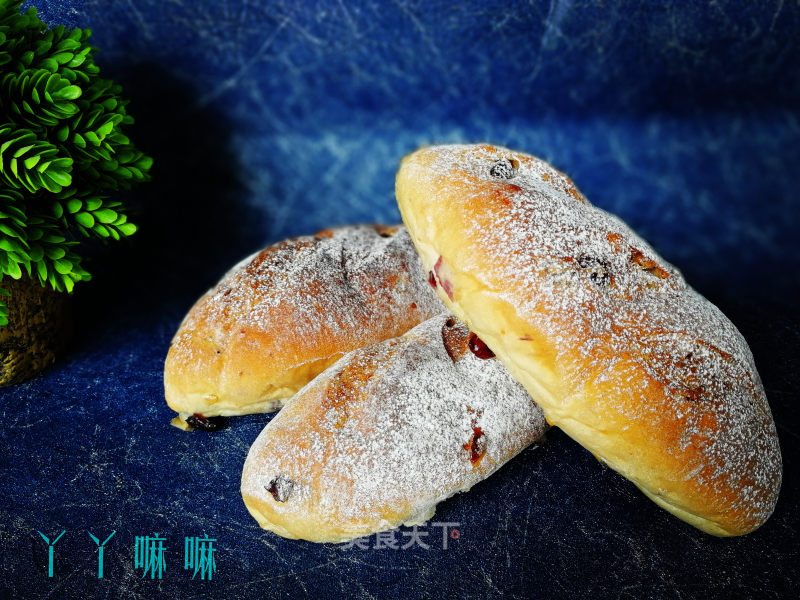 Oil-free Low-sugar Cranberry Walnut Soft European recipe