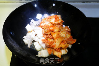 Stir-fried Pork Belly with Spicy Cabbage recipe
