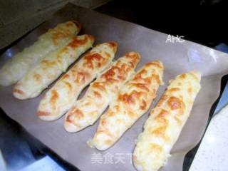 Scallion Cheese Bread Sticks recipe