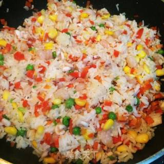 Seafood Fried Rice recipe