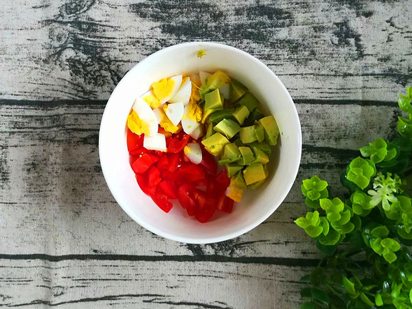 Avocado Salad Boat recipe