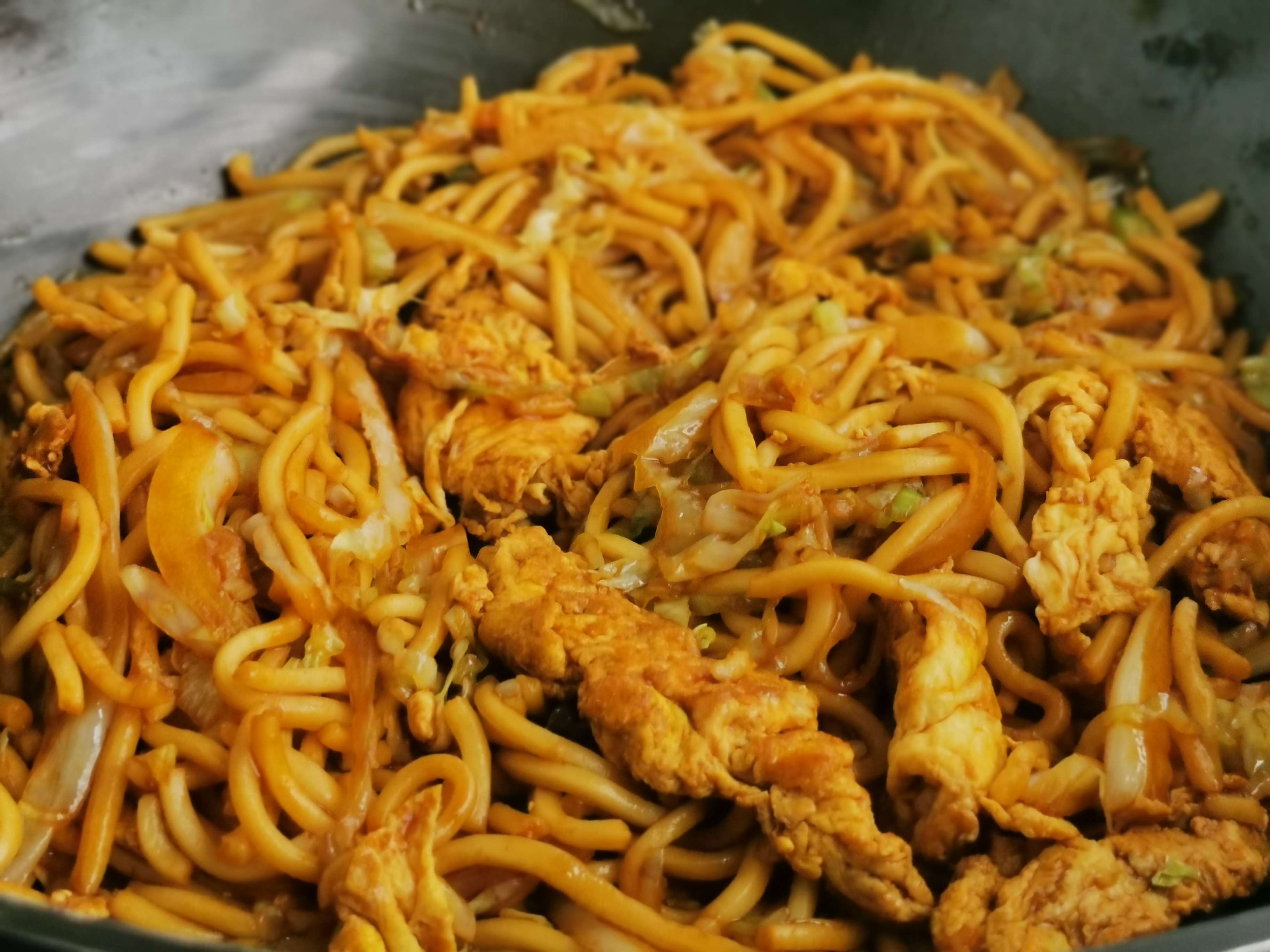 Fried Noodles with Egg recipe