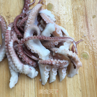 Stir-fried Octopus Leg with Bitter Gourd recipe