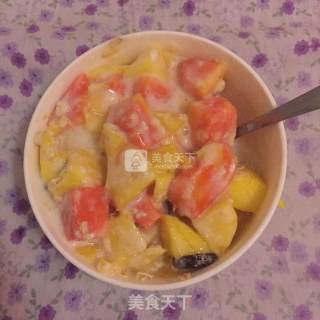 Papaya Mango Yogurt recipe