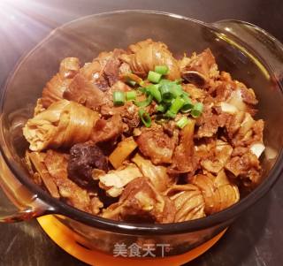 Fried Yuba Knot with Plum Ribs recipe