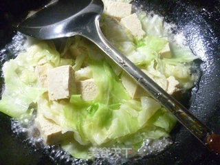 Shrimp and Cabbage Frozen Tofu recipe