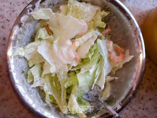 Lettuce and Shrimp Salad recipe