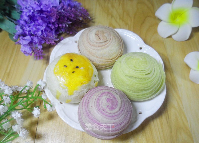 Colorful Egg Yolk Pastry recipe