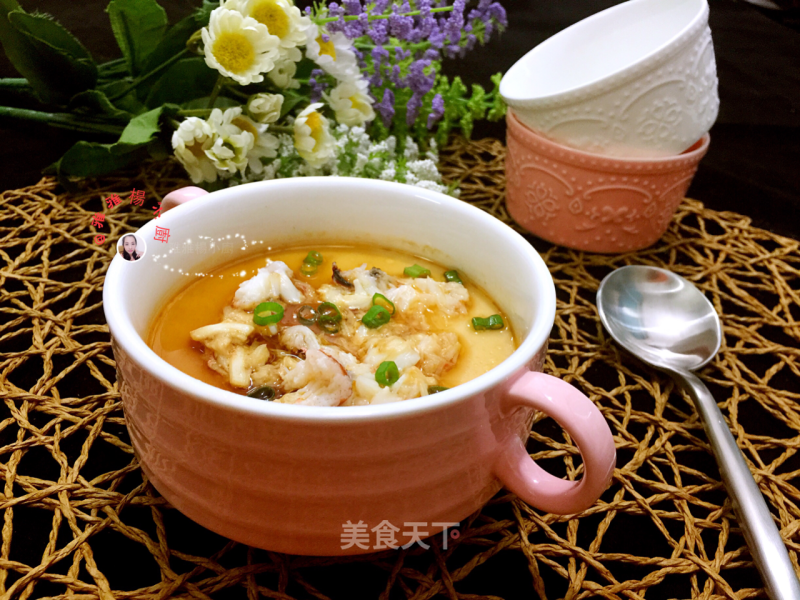 Steamed Egg with Crab Meat