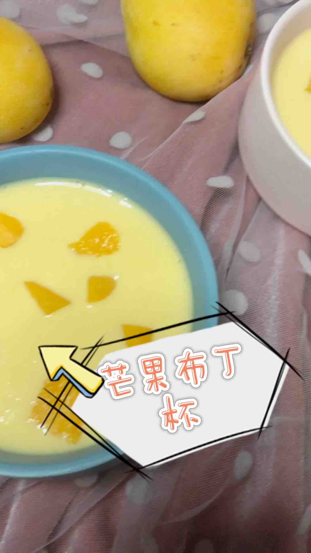 Mango Pudding Cup recipe