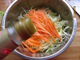 Cabbage Mixed with Carrots recipe