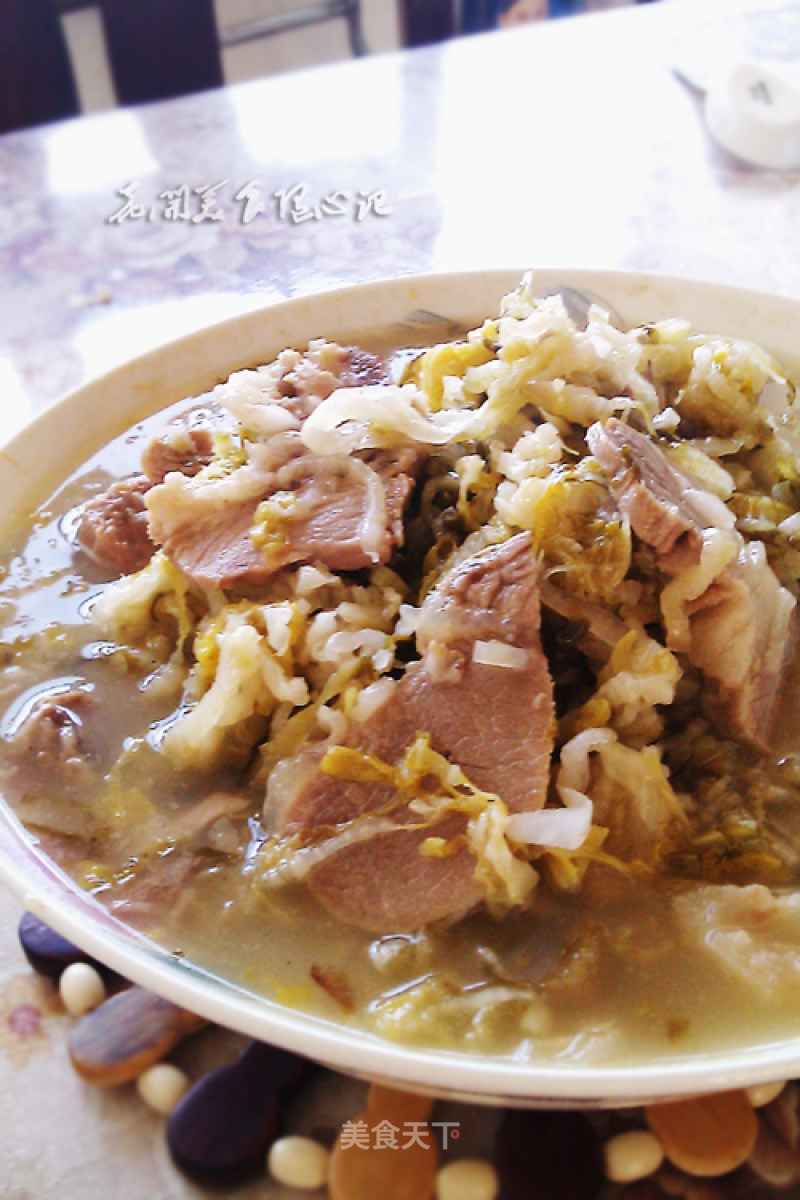 Pickled Cabbage and White Meat recipe