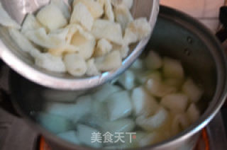 【golden Hooked Bamboo Sun and Winter Melon Soup】 recipe