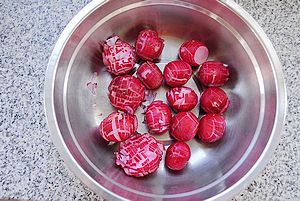 Cherry Radish in Orange Juice recipe