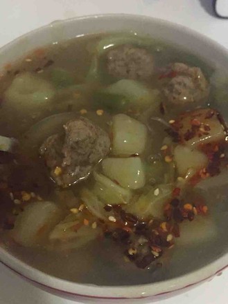 Meatball Hu Spicy Soup