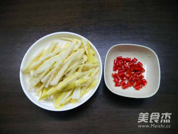 Cold and Crispy Bamboo Shoots recipe