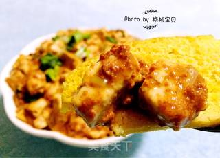 Baked Tofu with Crab Sauce recipe