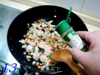 A Classic Xiamen Fried Rice "shrimp Ball and Chicken Diced Fried Rice" recipe