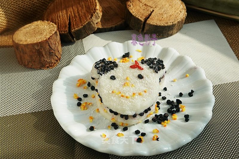 Black Wolfberry Rice Cake recipe