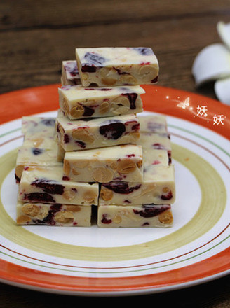 Cranberry Peanut Nougat recipe