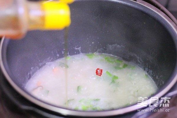 Shrimp and Mushroom Congee recipe