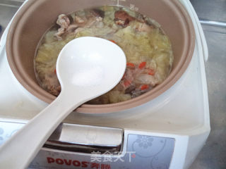 Mushroom and Cabbage Duck Bone Soup recipe