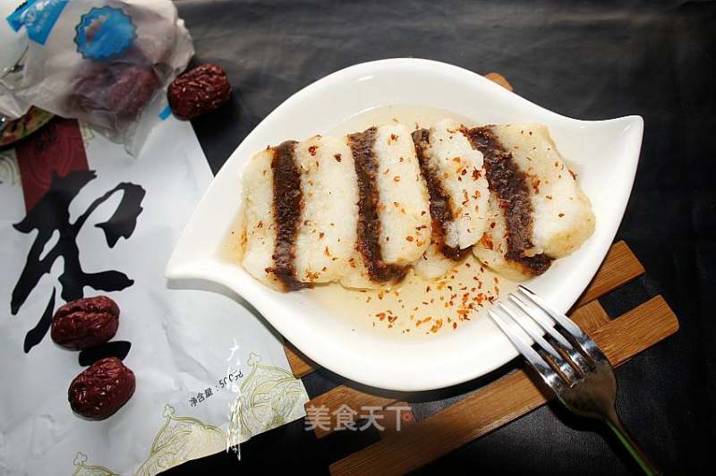 Glutinous Rice and Jujube Cold Cake recipe