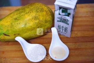 Simple Casual Dessert-papaya Milk Jelly recipe