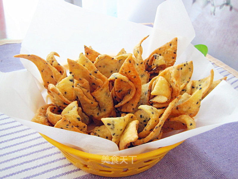 Deep-fried Soy Flour Hemp Leaf recipe