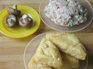 Oil Triangle Stuffed Meat recipe