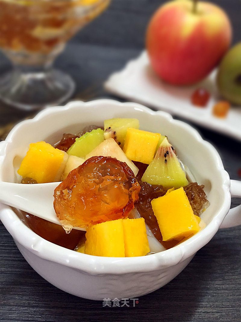 Peach Gum Lily Fruit Fishing recipe