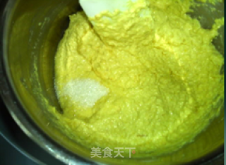 Steamed Yellow Corn Bun recipe