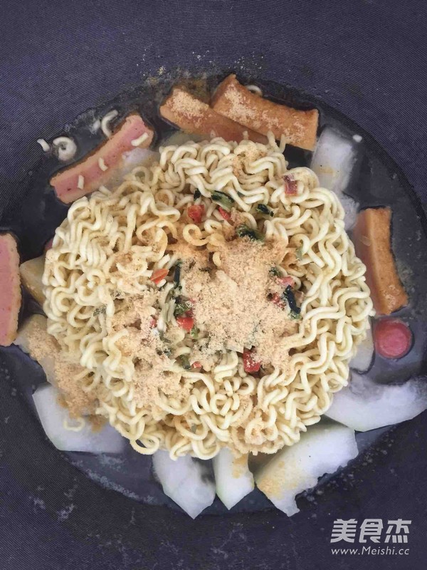 Oil-free Braised Noodles recipe