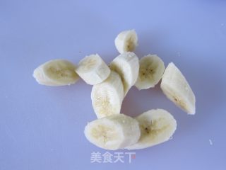 【red Bean Banana Yogurt】 recipe