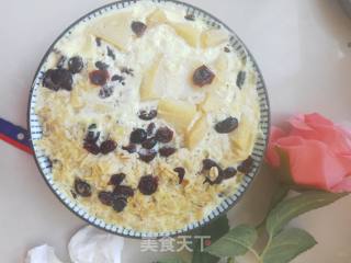 Low-fat Healthy Milk-flavored Apple Baked Oatmeal recipe